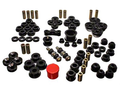 Energy Suspension 90-93 Acura Integra Black Hyper-Flex Master Bushing Set - 16.18104G