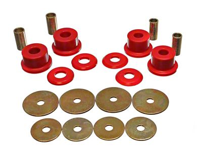 Energy Suspension 90-94 Mitsubishi Eclipse AWD Red Sub-Frame Bushing Set - 5.4105R