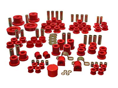 Energy Suspension 90-97 Mazda Miata Red Hyper-Flex Master Bushing Set - 11.18102R