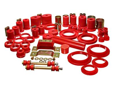 Energy Suspension 94-95 Ford Mustang Red Hyper-flex Master Bushing Set - 4.18109R