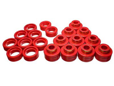 Energy Suspension 95-99 GM Tahoe/Yukon/Denali 2WD/4WD Red Body Cab Mount - 3.4146R
