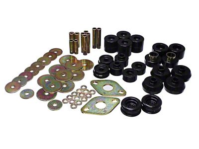 Energy Suspension 96-99 Toyota 4Runner 2WD/4WD Black Body Mount Bushing - 8.4111G