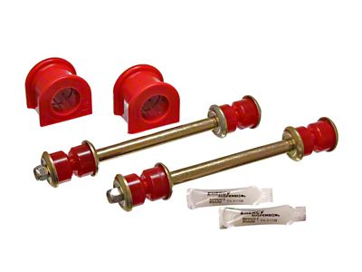 Energy Suspension 98-01 Ford Explorer/Bronco 2WD/4WD 34mm Red Front Sway Bar Bushing Set