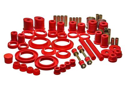 Energy Suspension 99-04 Ford Mustang Red Hyper-flex Master Bushing Set - 4.18121R