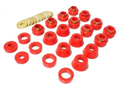 Energy Suspension Body Mounts - Red - 2.4105R