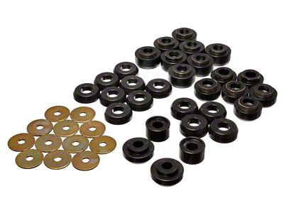 Energy Suspension Chevrolet 4 door Black Body Mounts Recommended for - 3.4136G