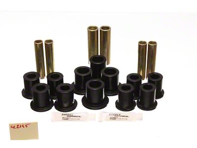 Energy Suspension Fd Rr Spring Bush Set Complete - Black - 4.2145G