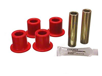 Energy Suspension Ford Rear Shackle Busing Set - Red - 4.2153R
