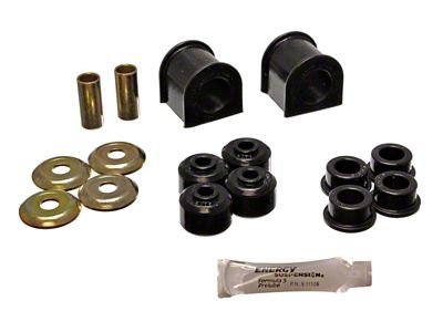 Energy Suspension Front Stab Bar Bushing Set - Black - 2.5108G