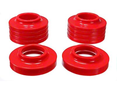 Energy Suspension Jeep Spring Isolators - Red - 2.6102R