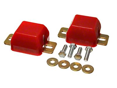 Energy Suspension Rear Axle Bump Stop Set - Red - 5.9104R