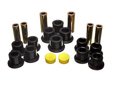 Energy Suspension Rear Leaf Spring Bushing Set - Black - 4.2149G