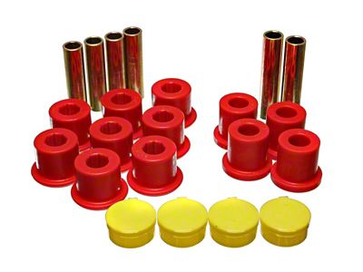 Energy Suspension Rear Leaf Spring Set - Red - 5.2114R
