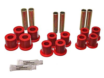 Energy Suspension Suspension Spring Bushings - Red - 4.2140R