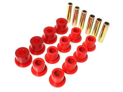 Energy Suspension Suspension Spring & Shackle Bushing - Red - 2.2107R