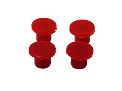 Energy Suspension Universal End Plug Set .53in Dia - Red - 9.9554R