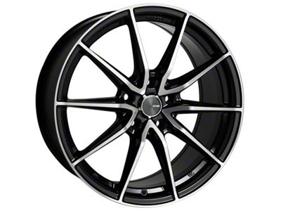 Enkei DRACO Black Machined Wheel; 18x8; 45mm Offset