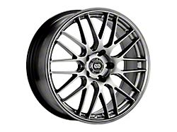 Enkei EKM3 Hyper Silver Wheel; 18x8; 45mm Offset; 5x112mm Bolt Pattern; 72.60mm Hub Bore