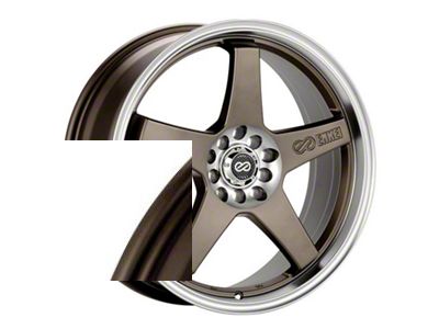 Enkei EV5 Bronze with Machined Lip Wheel; 17x7; 38mm Offset