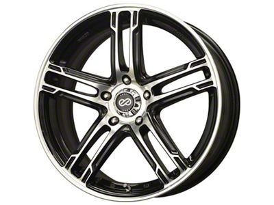 Enkei FD-05 Black Machined Wheel; 17x7; 40mm Offset
