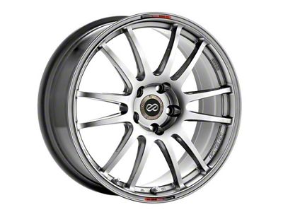 Enkei GTC01 Hyper Black Wheel; 17x8; 50mm Offset; 5x112mm Bolt Pattern; 75mm Hub Bore
