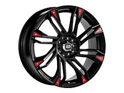 Enkei GW8 Matte Black Wheel; 17x7; 42mm Offset; 5x114.3mm Bolt Pattern; 72.60mm Hub Bore