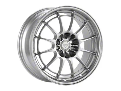 Enkei NT03+M Silver Wheel; 18x9.5; 27mm Offset; 5x114.3mm Bolt Pattern; 72.60mm Hub Bore