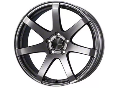 Enkei PF07 Dark Silver Wheel; 17x7.5; 45mm Offset