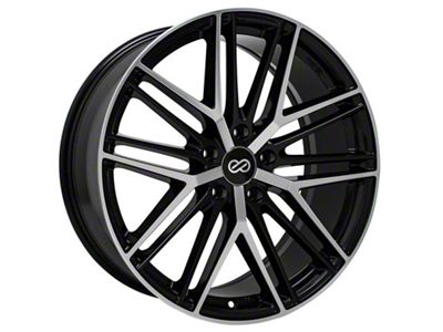 Enkei Phantom Black Machined Wheel; 20x8.5; 40mm Offset