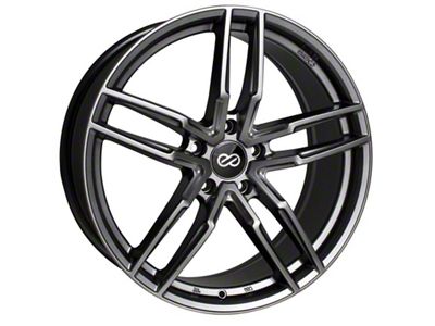 Enkei SS05 Hyper Gray Wheel; 17x7.5; 45mm Offset; 5x100mm Bolt Pattern; 72.60mm Hub Bore
