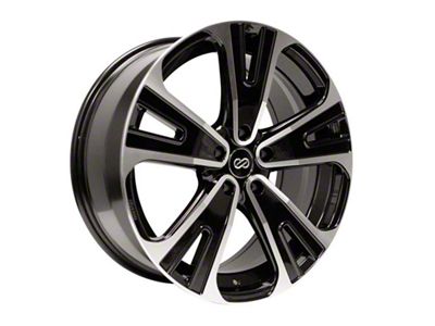 Enkei SVX Black Machined Wheel; 20x8.5; 40mm Offset