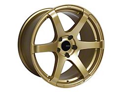 Enkei T6S Titanium Gold Wheel; 17x8; 45mm Offset; 5x100mm Bolt Pattern; 72.60mm Hub Bore