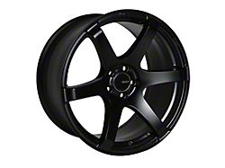 Enkei T6S Matte Black Wheel; 18x8; 25mm Offset; 5x114.3mm Bolt Pattern; 72.60mm Hub Bore