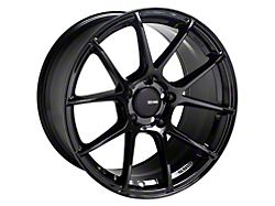 Enkei TS-V Gloss Black Wheel; 18x8; 45mm Offset; 5x114.3mm Bolt Pattern; 72.60mm Hub Bore