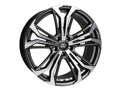 Enkei Vortex 5 Anthracite Machined Wheel; 20x8.5; 38mm Offset