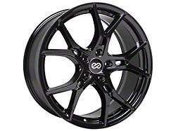 Enkei Vulcan Gloss Black Wheel; 17x7.5; 38mm Offset; 5x114.3mm Bolt Pattern; 72.60mm Hub Bore