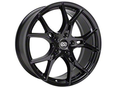 Enkei Vulcan Gloss Black Wheel; 18x8; 45mm Offset