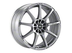Enkei EDR9 Silver Wheel; 17x8; 45mm Offset; 5x100/5x114.3mm Bolt Pattern; 72.60mm Hub Bore (02-05 Impreza WRX, WRX STI)