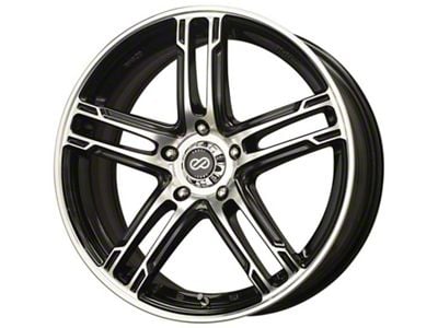 Enkei FD-05 Black Machined Wheel; 18x7.5; 45mm Offset