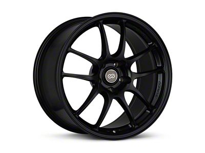 Enkei PF01 Matte Black Wheel; 18x8; 35mm Offset