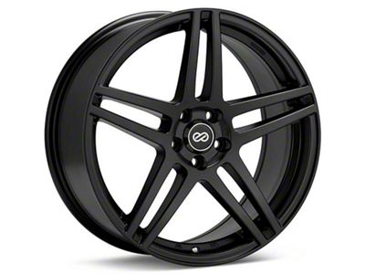 Enkei RSF5 Matte Black Wheel; 18x8; 45mm Offset; 5x100mm Bolt Pattern; 72.60mm Hub Bore