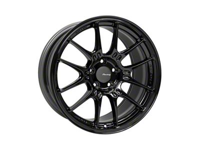 Enkei GTC02 Gloss Black 4-Wheel Kit; 18x9.5; 40mm Offset; 5x114.3mm Bolt Pattern; 75mm Hub Bore
