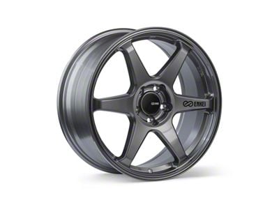 Enkei T6R Gloss Gunmetal 4-Wheel Kit; 18x9.5; 38mm Offset