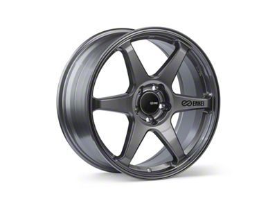 Enkei T6R Gloss Gunmetal 4-Wheel Kit; 18x9.5; 38mm Offset