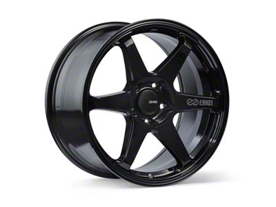 Enkei T6R Gloss Black Wheel; 18x9.5; 38mm Offset