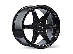 Enkei T6R Gloss Black Wheel; 18x9.5; 38mm Offset; 5x114.3mm Bolt Pattern; 72.60mm Hub Bore
