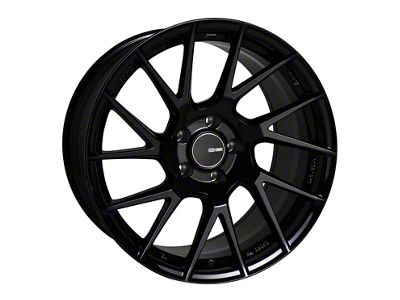 Enkei TM7 Gloss Black Wheel; 18x8; 45mm Offset; 5x100mm Bolt Pattern; 72.60mm Hub Bore