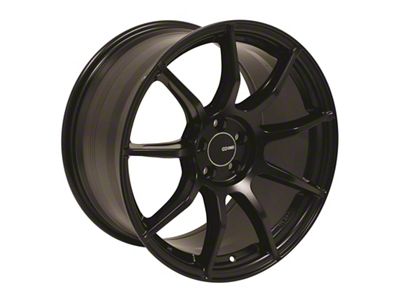 Enkei TS9 Gloss Black Wheel; 17x8; 45mm Offset; 5x112mm Bolt Pattern; 72.60mm Hub Bore