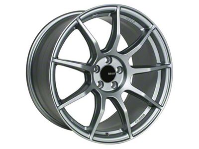 Enkei TS9 Platinum Gray Wheel; 18x8; 45mm Offset; 5x100mm Bolt Pattern; 72.60mm Hub Bore