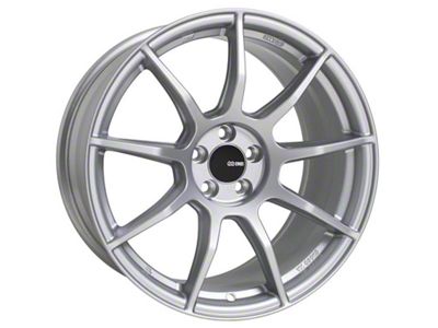 Enkei TS9 Silver Wheel; 18x8; 45mm Offset; 5x100mm Bolt Pattern; 72.60mm Hub Bore